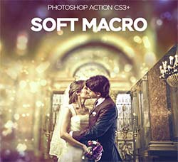 极品PS动作－镜头亮斑(含高清视频教程)：Macro Soft Photoshop Action